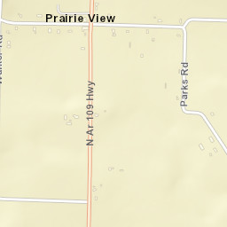Prairie View Arkansas Street Map
