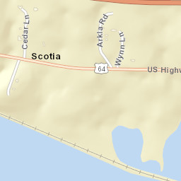 Scotia Arkansas Street Map