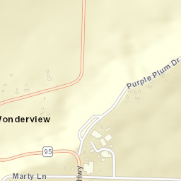 Wonderview Arkansas Street Map