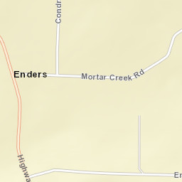 Enders Arkansas Street Map