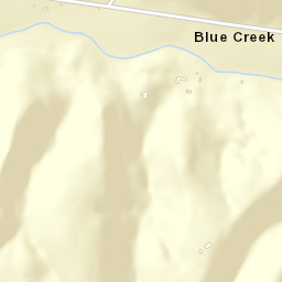 Blue Creek Tennessee Street Map