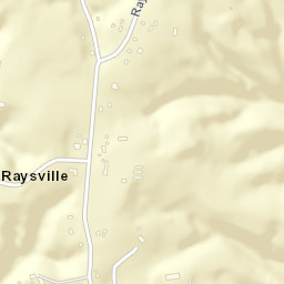 Raysville Tennessee Street Map