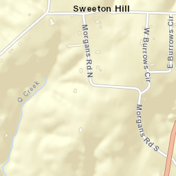 Sweeton Hill Tennessee Street Map