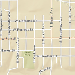 212 S Aydelotte Ave Shawnee Oklahoma Street Map