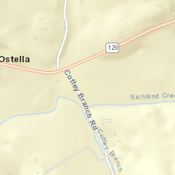Ostella Tennessee Street Map
