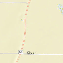 Cloar Arkansas Street Map