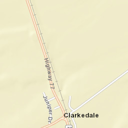 Clarkedale Arkansas Street Map