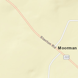Moorman Tennessee Street Map