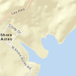 Shore Acres Tennessee Street Map