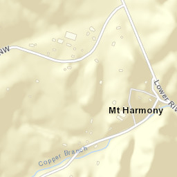 Mount Harmony Tennessee Street Map