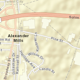 U.S. 74, Forest City, NC 28043, USA Street Map