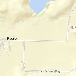 Pozo California Street Map