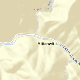 Millersville California Street Map