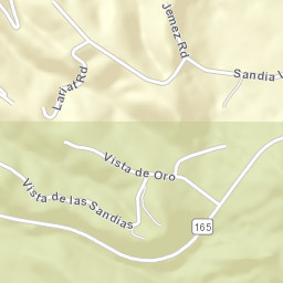373 Highway 165, Cibola National Forest, Placitas Street Map