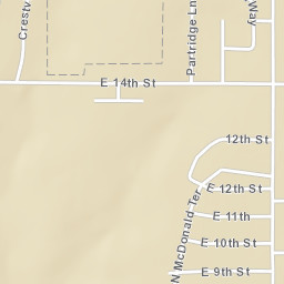 1500-1520 Crestview Drive, New Cordell, OK Street Map