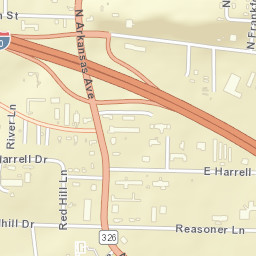 2137 North Arkansas Avenue, Russellville, AR Street Map