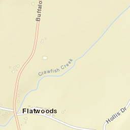 Flatwoods Tennessee Street Map