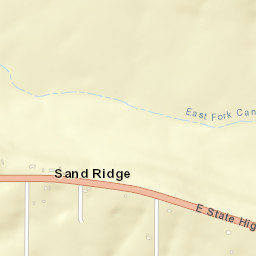 Sand Ridge Arkansas Street Map