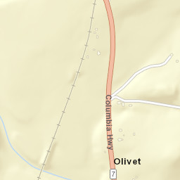 Olivet Tennessee Street Map