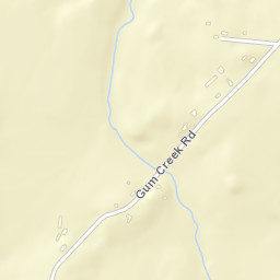 Gum Creek Tennessee Street Map