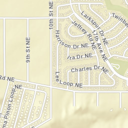 1304 Elkslip Drive Northeast, Rio Rancho, NM Street Map