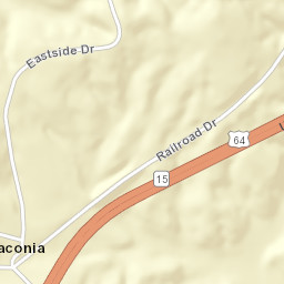 Laconia Tennessee Street Map