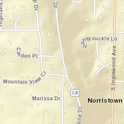 Norristown Arkansas Street Map