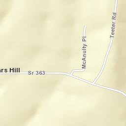 Mars Hill Arkansas Street Map