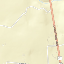 Bidwell Tennessee Street Map