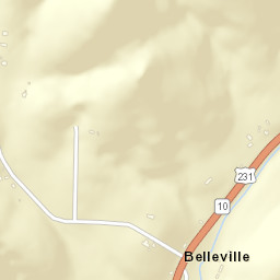 Belleville Tennessee Street Map
