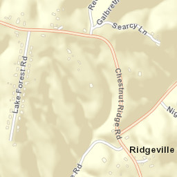 Ridgeville Tennessee Street Map