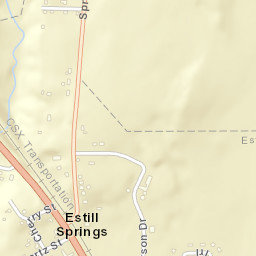 103 Spring Creek Rd, Estill Springs, TN Street Map