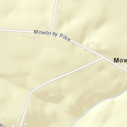 Mowbray Tennessee Street Map