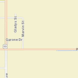 Greenfield California Street Map