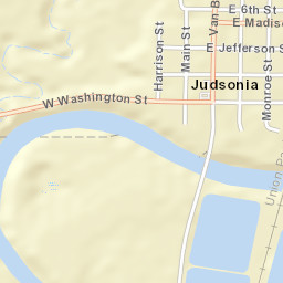 Judsonia Arkansas Street Map