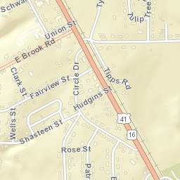 Estill Springs Tennessee Street Map