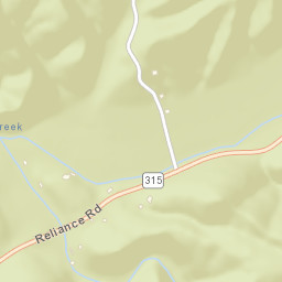 Ivy Tennessee Street Map