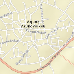 Lefkónoiko Street Map