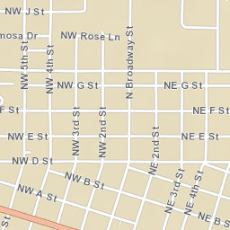 101-1103 Northeast Rushwood Drive, Stigler Street Map