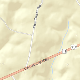 Krapp Spring Tennessee Street Map