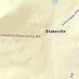 Blakeville Tennessee Street Map