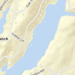 Ware Branch Tennessee Street Map