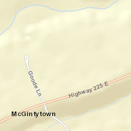McGintytown Arkansas Street Map