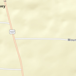 Barney Arkansas Street Map