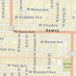 100-198 West Arch Avenue, Searcy, AR  Street Map