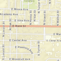 N Grand St Searcy AR 72143 Street Map