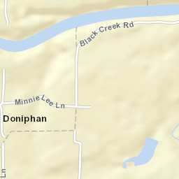 Doniphan Arkansas Street Map