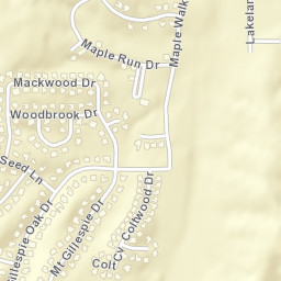 4651-4669 Maple Forest Drive Lakeland TN Street Map