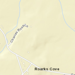 Roark Cove Tennessee Street Map