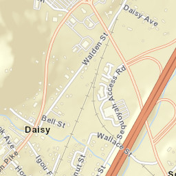 Daisy Tennessee Street Map